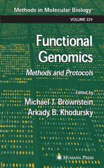 Functional Genomics Methods And Protocols 1st Edition Charlie C Xiang