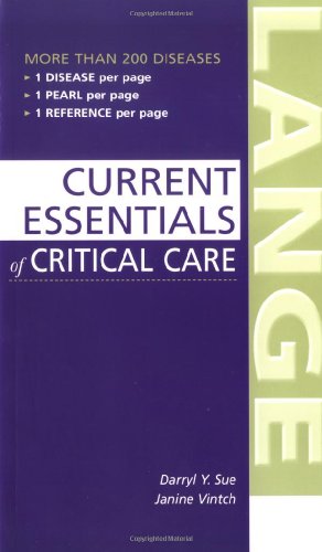 Current Essentials Of Critical Care Sue 1st Edition Darryl Sue