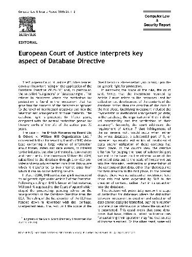 Computer Law And Security Report Telecommunications Broadcasting And The Internet Eu Competition Law And Regulation L J H F Garzaniti