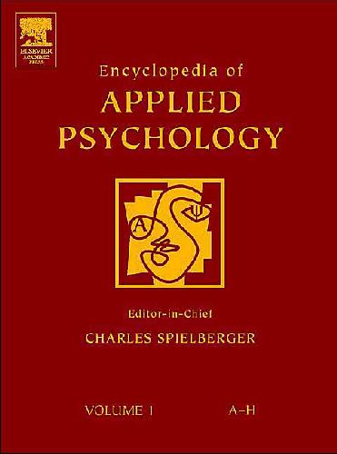 Encyclopedia Of Applied Psychology