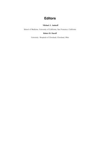 Encyclopedia Of The Neurological Sciences Aminoff