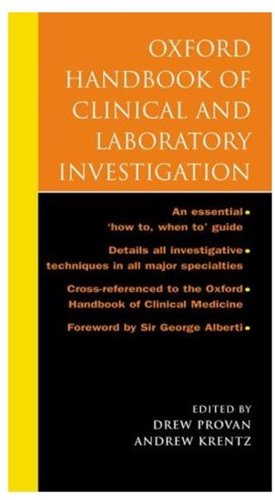 Oxford Handbook Of Clinical And Laboratory Investigation Drew Provan
