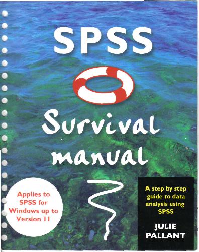 Spss Survival Manual Julie Pallant