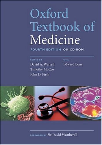 Oxford Textbook Of Medicine 4th Edition David Warrell Timothy Cox