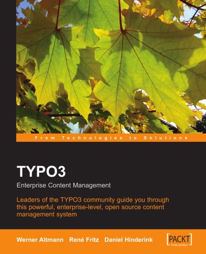 Typo3 Enterprise Content Management Daniel Hinderink Rene Fritz