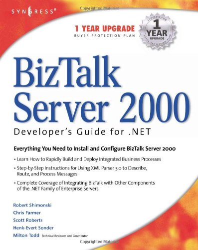 Biztalk Server 2000 Developers Guide 1st Edition Scott Roberts