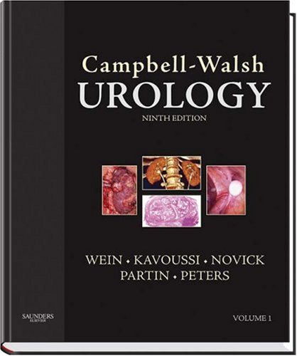 Campbellwalsh Urology 4volume Set With Cdrom 9th Edition Alan J Wein Md Phdhon