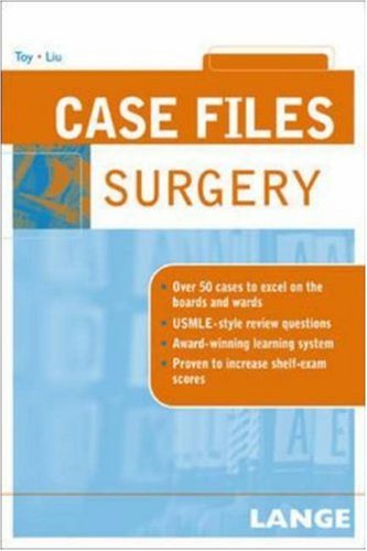 Case Files Surgery 1st Edition Eugene C Toy Terrence H Liu