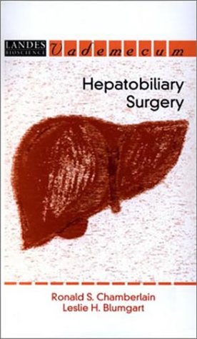 Hepatobiliary Surgery 1st Ronald S Chamberlain L H Blumgart
