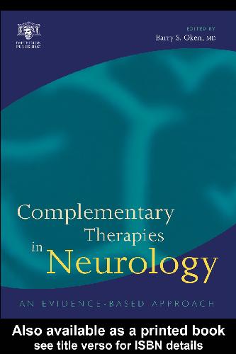 Complementary Therapies In Neurology Oken Barry