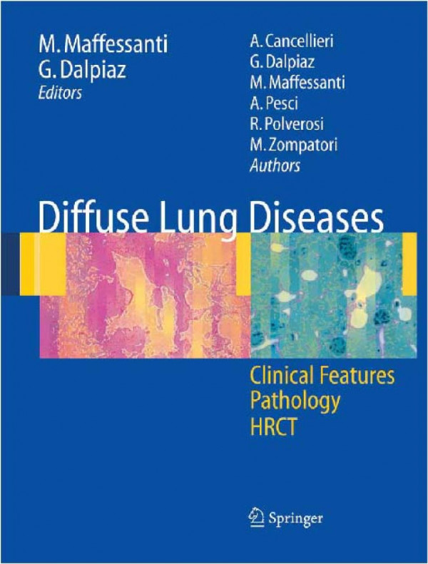 Diffuse Lung Diseases Clinical Features Pathology Hrct 1st Edition Toshio Moritani