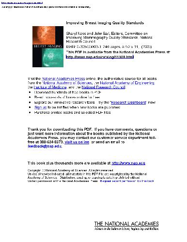 Improving Breast Imaging Quality Standards Not Available