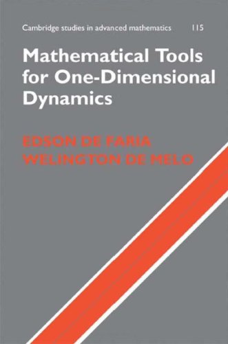 Mathematical Tools For Onedimensional Dynamics 1st Edition Edson De De Faria