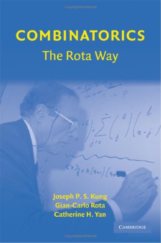 Combinatorics The Rota Way 1st Edition Joseph P S Kung Giancarlo Rota