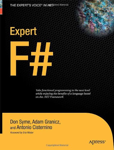 Expert F Sharp 1st Ed 2007 Corr 4th Printing Antonio Cisternino