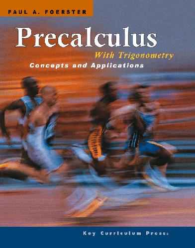 Precalculus With Trigonometry Concepts And Applications Paul A Foerster