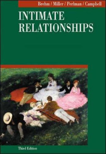 Intimate Relationships 3rd Edition Sharon Stephens Brehm Rowland Miller