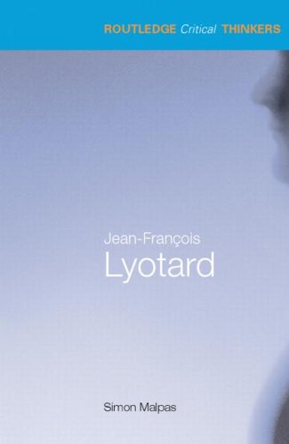 Jeanfrancois Lyotard Simon Malpas