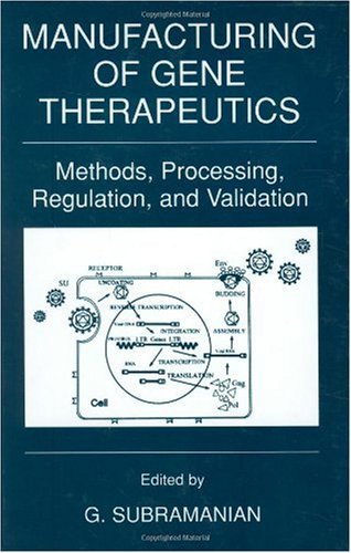 Manufacturing Of Gene Therapeutics 1st Edition G Subramanian
