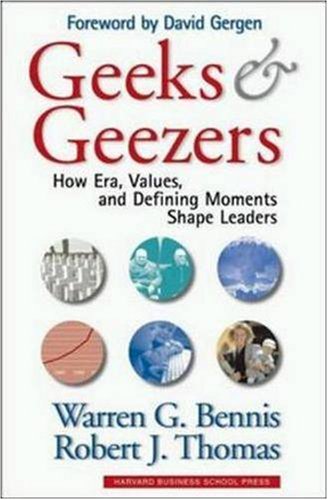 Geeks And Geezers First Edition Warren G Bennis