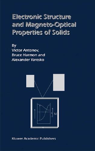 Electronic Structure And Magnetooptical Properties Of Solids V Antonov