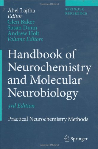 Lajtha Handbook Of Neurochemistry And Molecular Neurobiology 3rd Edition Glen Baker
