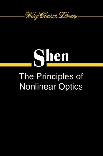 Principles Of Nonlinear Optics Y R Shen