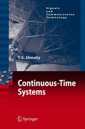 Continuoustime Systems Yuriy Shmaliy