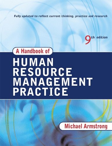 A Handbook Of Human Resource Management Practice 9th Michael Armstrong