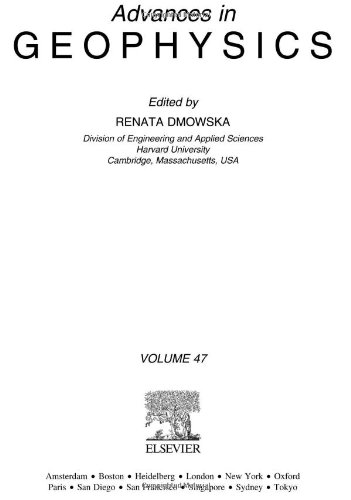 Advances In Geophysics Vol 47 1st Renata Dmowska