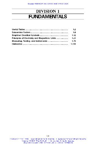 American Electricians Handbook Terrell Carr C Watt John H Croft