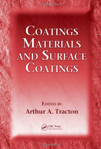 Coatings Materials And Surface Coatings 1st Edition Arthur A Tracton