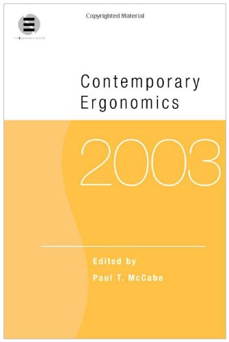 Contemporary Ergonomics 2003 1st Edition Paul T Mccabe