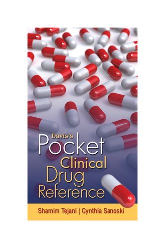 Daviss Pocket Clinical Drug Reference 1st Edition Shamim Tejani
