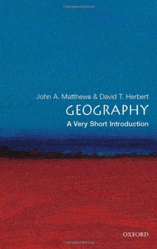 Geography A Very Short Introduction John A Matthews David T Herbert