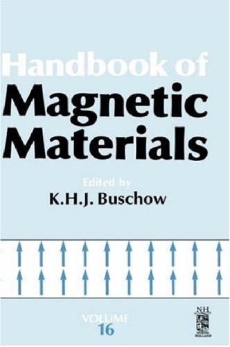 Handbook Of Magnetic Materials 1st Edition Buschow K H