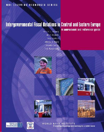 Intergovernmental Fiscal Relations In Central And Eastern Europe Pigey Jh