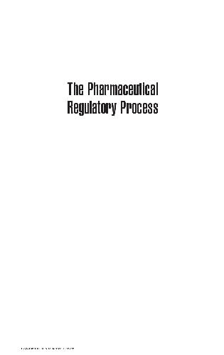 Introduction To The Pharmaceutical Regulatory Process 1st Edition Ira R Berry