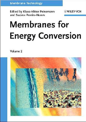 Membranes For Energy Conversion Peinemann Kp Nunes Sp