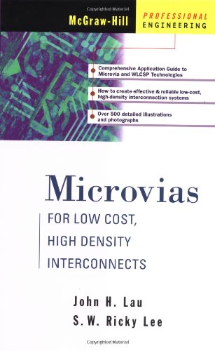 Microvias For Low Cost High Density Interconnects 1st Edition John H Lau