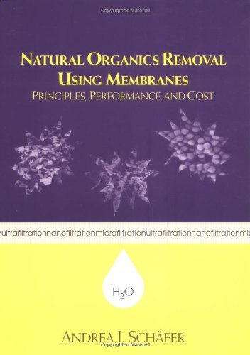 Natural Organics Removal Using Membranes Principles Performance And Cost 1st Edition Andrea Schafer