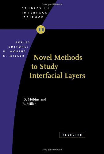 Novel Methods To Study Interfacial Layers 1st Edition D Mbius And R Miller Eds
