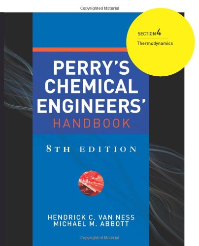 Perrys Chemical Engineers Handbook Section 4 8th Edition Hendrick C Van Ness