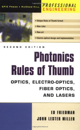 Photonics Rules Of Thumb Optics Electrooptics Fiber Optics And Lasers 2nd Edition John Miller