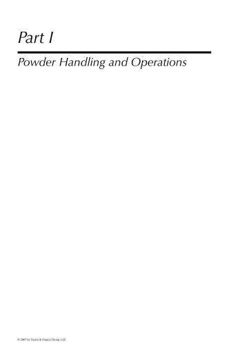 Powder Technology Handling And Operations Process Instrumentation And Working Hazards Hiroaki Masuda