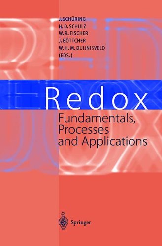 Redox Fundamentals Processes And Applications 1st Edition J Schring