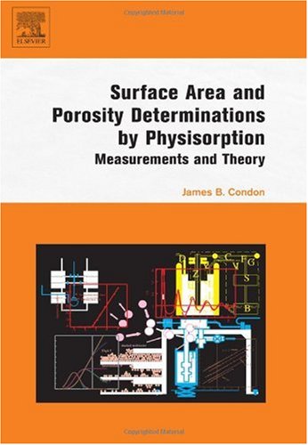 Surface Area And Porosity Determinations By Physisorption Measurements And Theory 1st Edition James B Condon