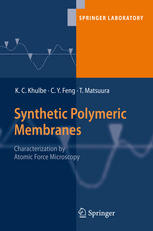 Synthetic Polymeric Membranes Characterization By Atomic Force Microscopy 1st Edition K C Khulbe