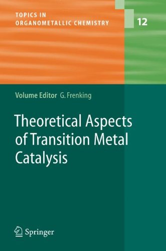 Theoretical Aspects Of Transition Metal Catalysis 1st Edition Gernot Frenking