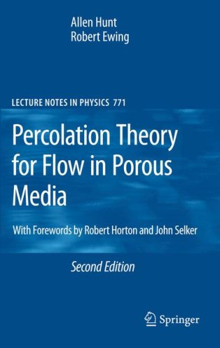 Percolation Theory For Flow In Porous Media 2nd Ed Robert Ewing